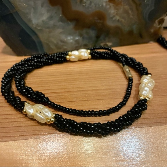 Vintage Beaded Necklace/Bracelet Set - Picture 3 of 3